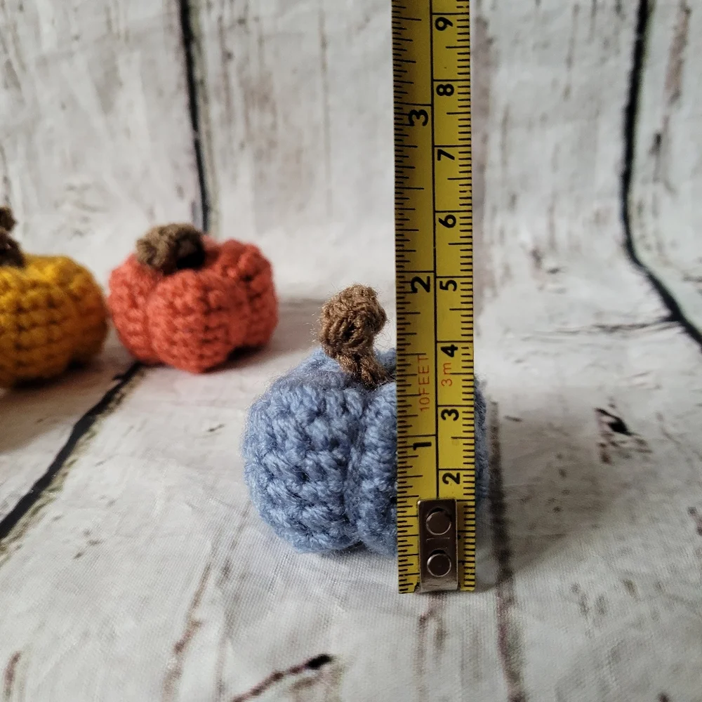 Crochet Mini Pumpkin Decor Set